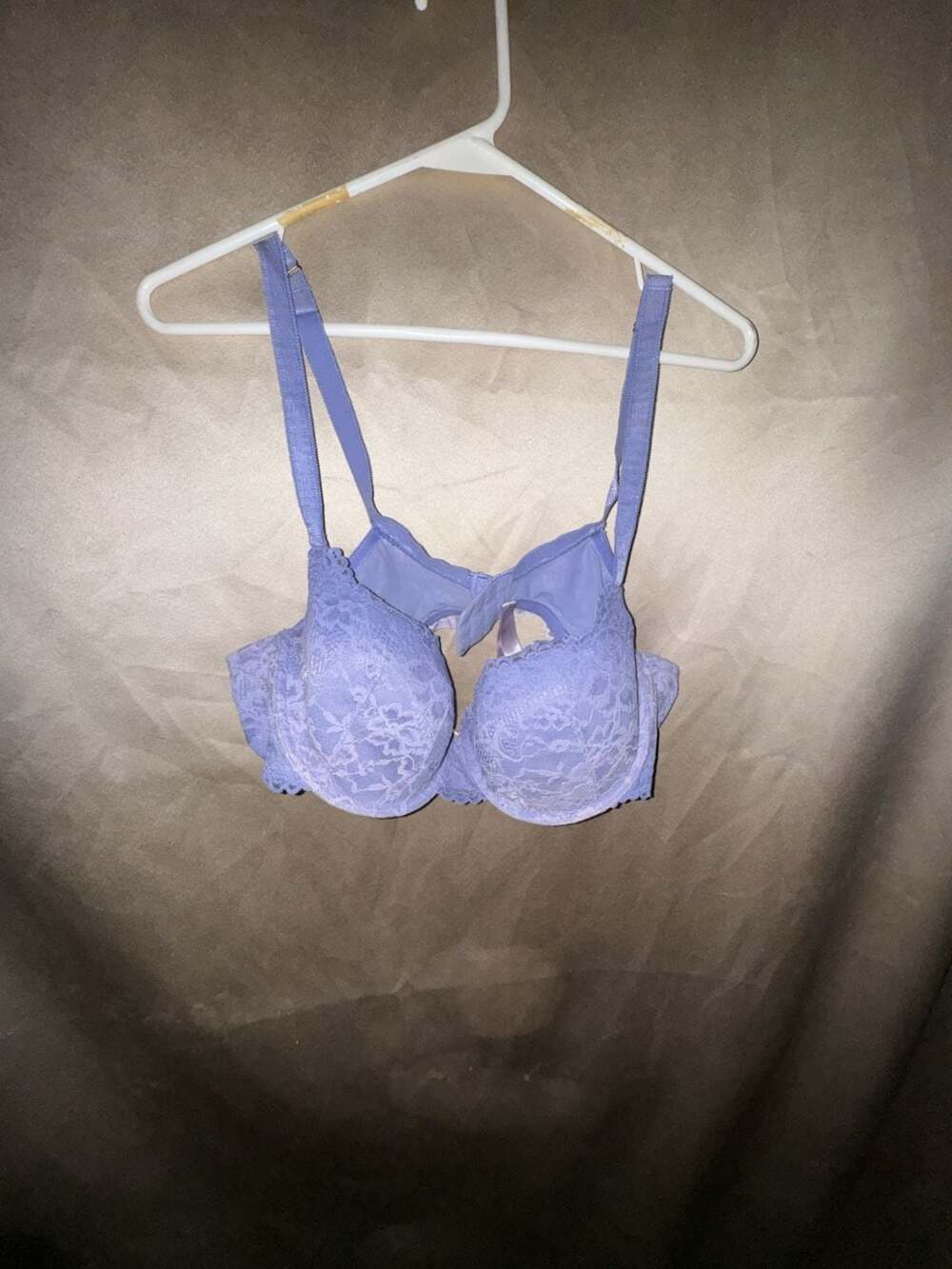 Victoria's Secret Dream Angels Front-Closure Lace Balconette Bra, Lavender